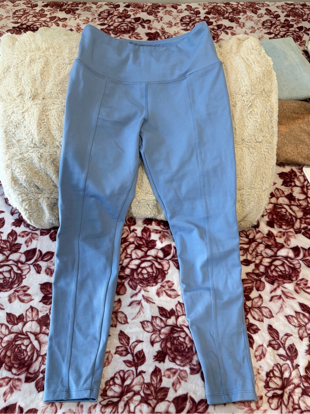 jocelyn Light Blue High-Rise Leggings
